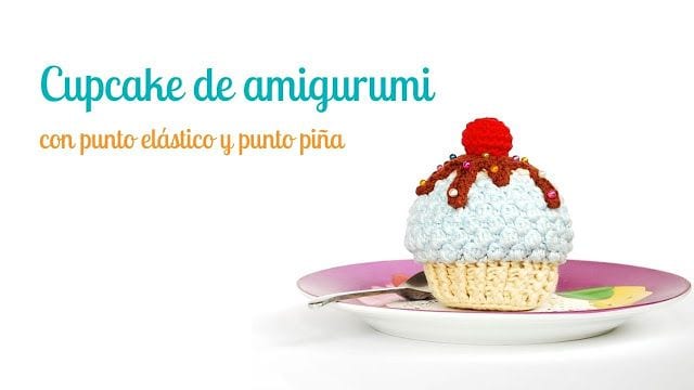 Patrón gratis cupcake amigurumi