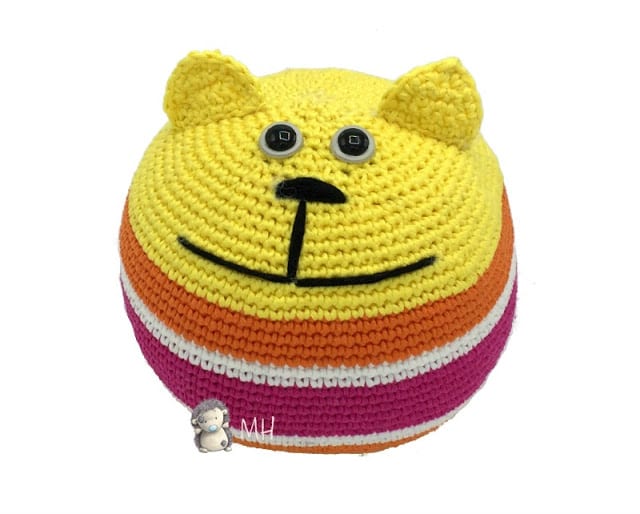 Patrón gratis gato bola amigurumi