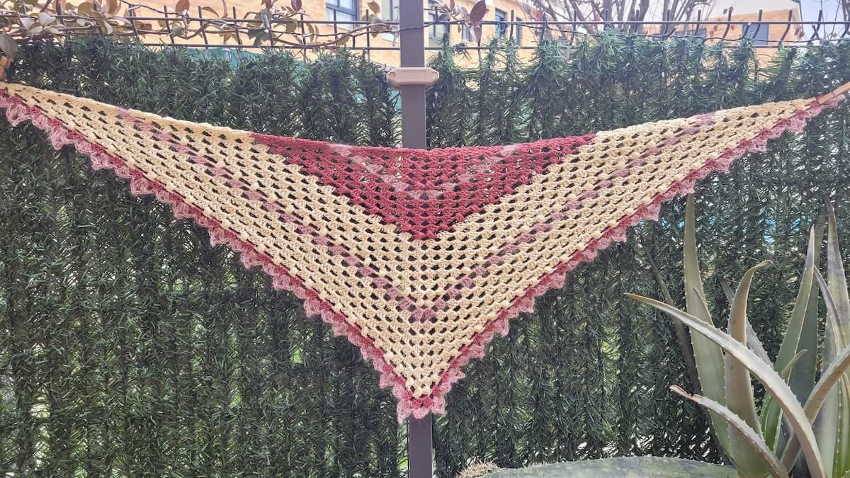 Patrón chal Facilísimo crochet