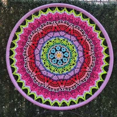 Patrón mandala Happyness crochet