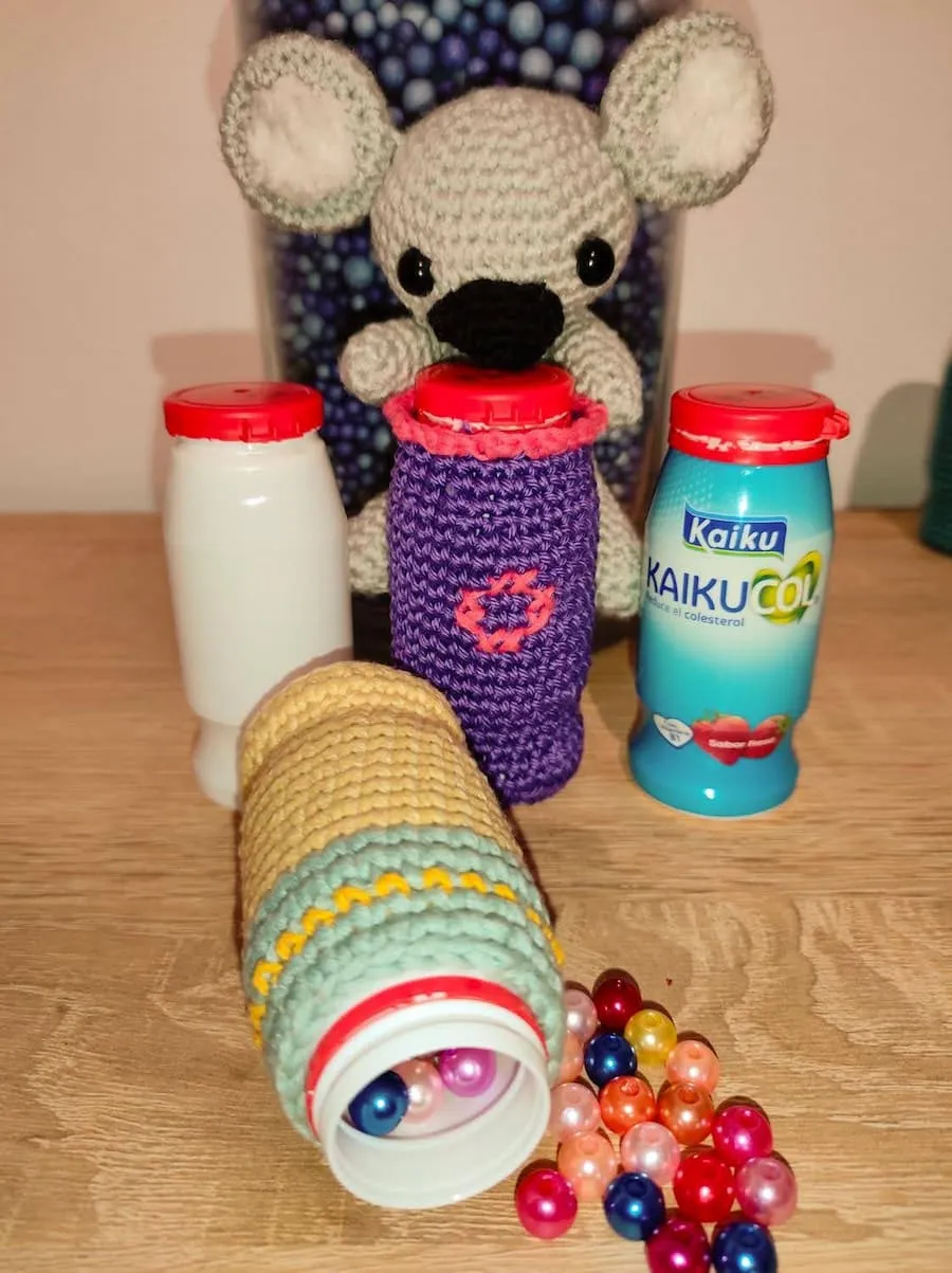 Reciclando botellas kaiku crochet