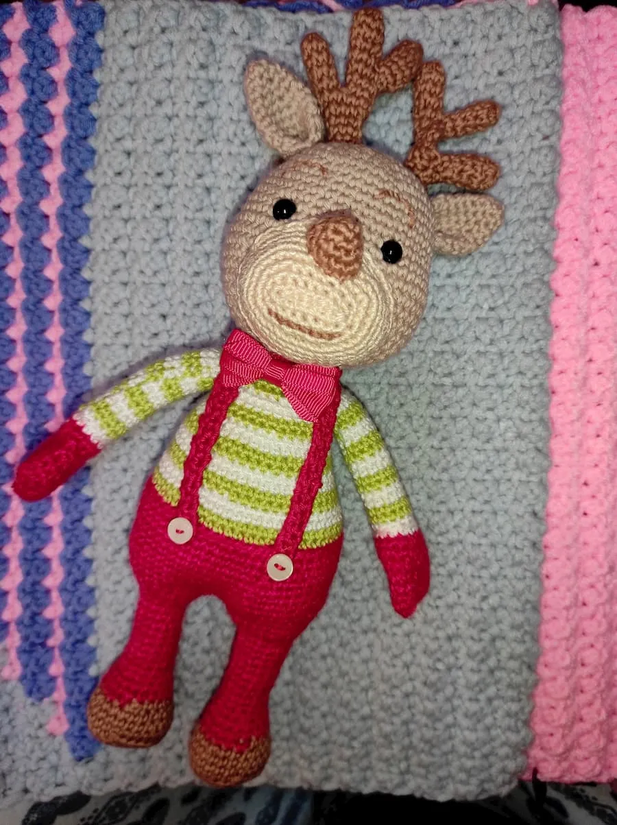 Reno Navidad amigurumi crochet