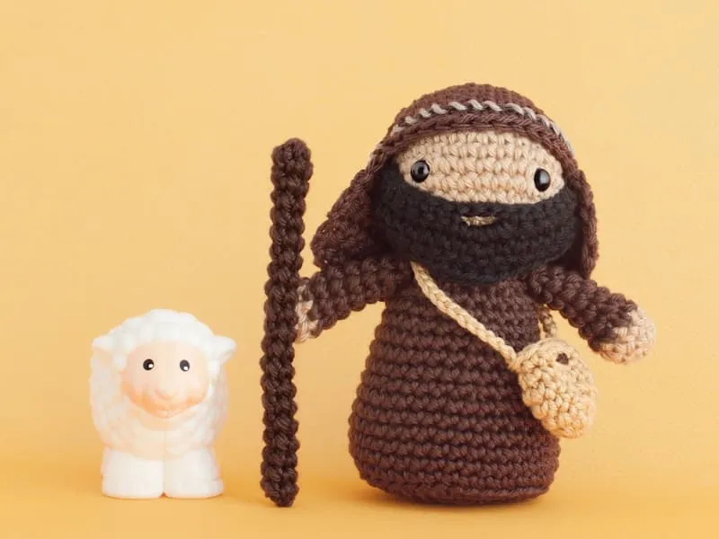 patrón gratis pastor amigurumi