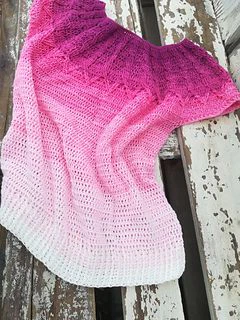 Camiseta Peony verano crochet