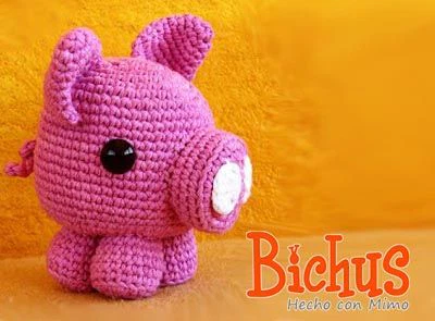 Patrón gratis cerdo amigurumi crochet
