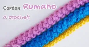 Cordón rumano crochet
