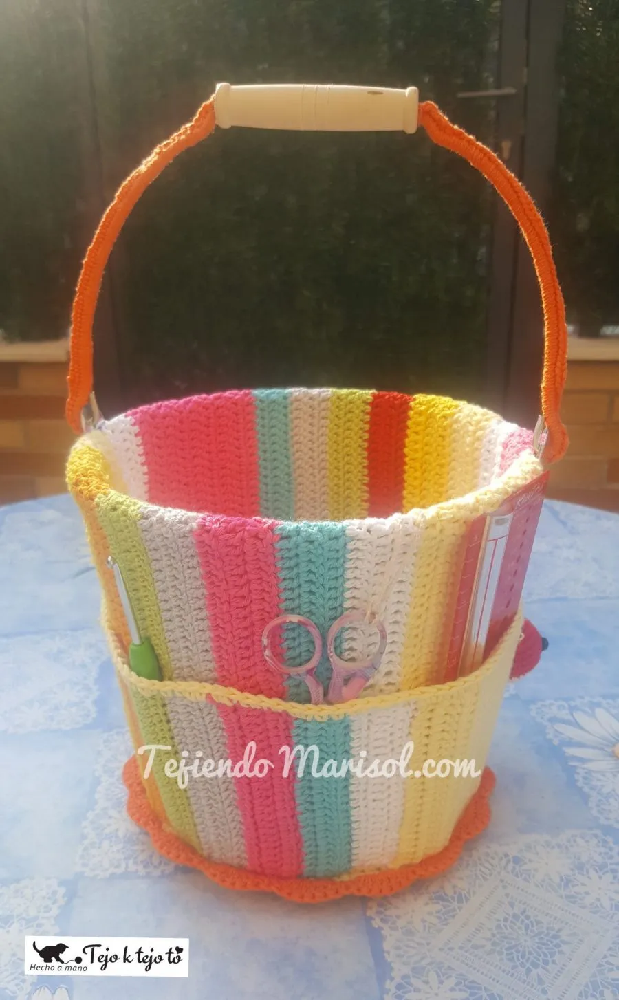 Patrón cubo labor crochet