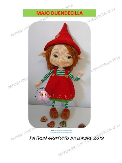 Duendecilla Navidad amigurumi
