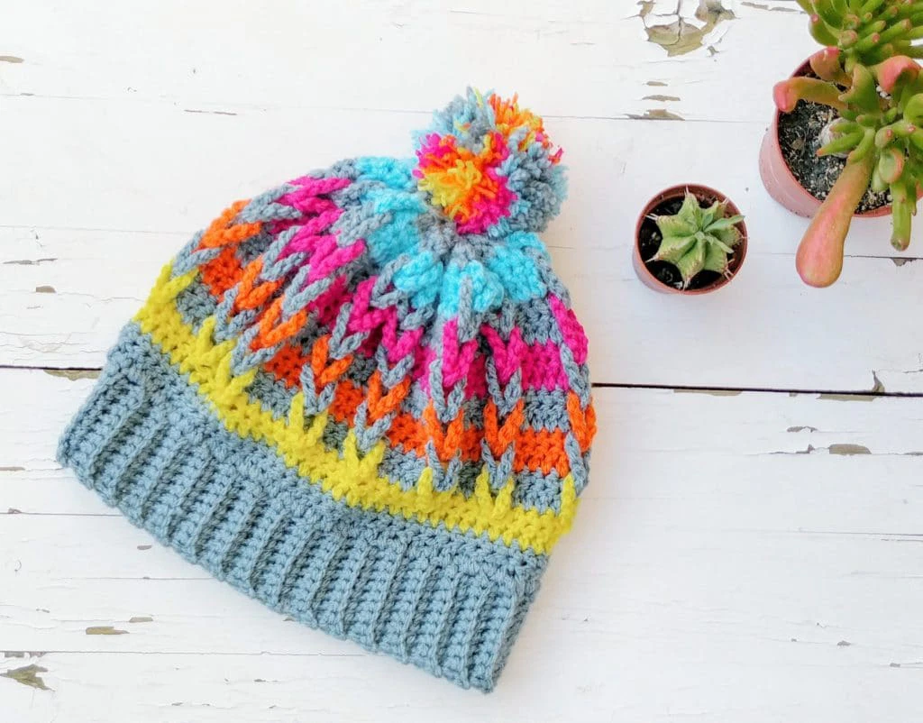 Tutorial gorro iris molón crochet