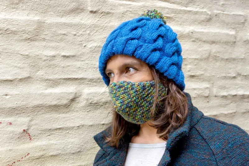 patrón gratis gorro y mascarilla