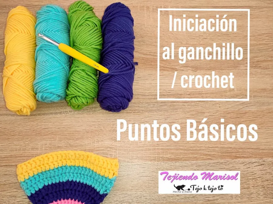 Iniciación al ganchillo - puntos básicos