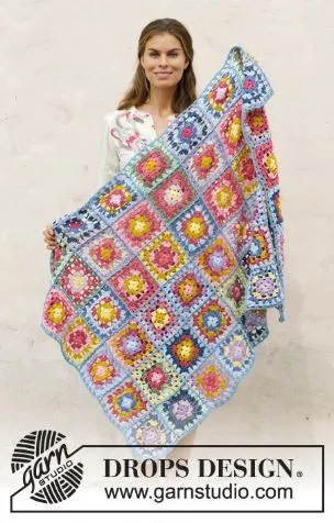 Patrón gratis manta ganchillo