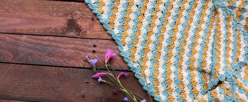 Patrón gratis manta c2c crochet