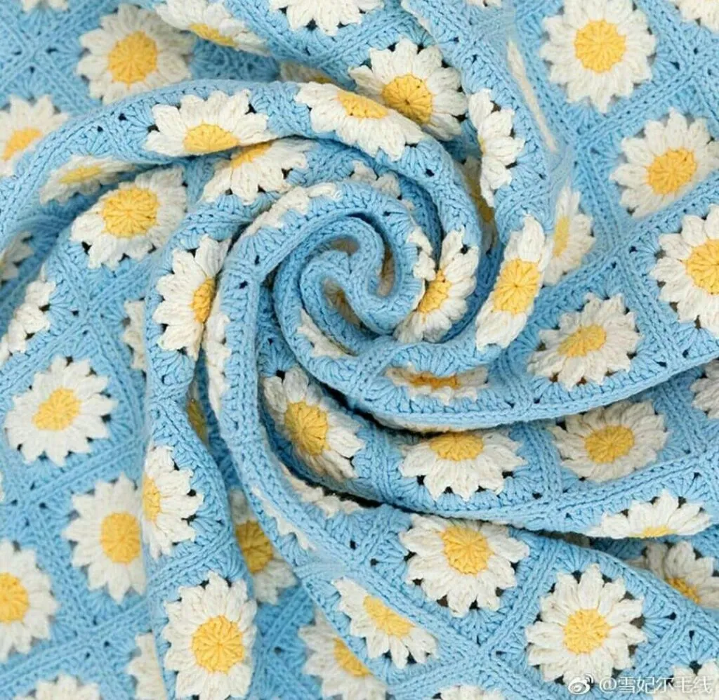 Patrón gratis manta crochet