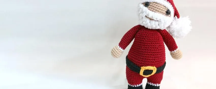 Patrón gratis Papá Noel amigurumi