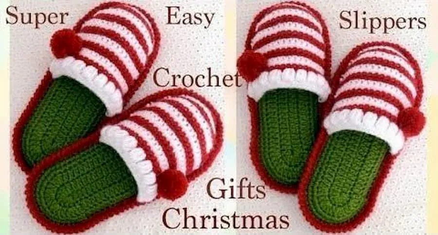 Patrón gratis pantufla crochet