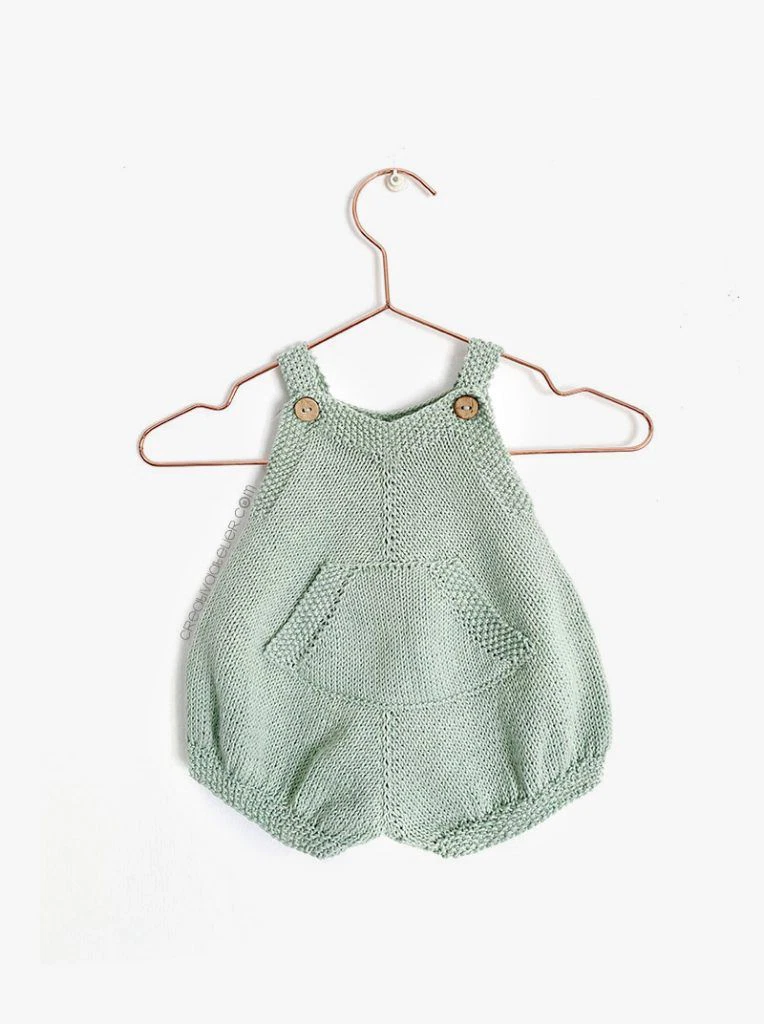 Patrón gratis pelele punto pickles