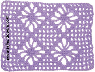 Punto arañas a crochet