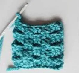 Punto canasta o cesto crochet