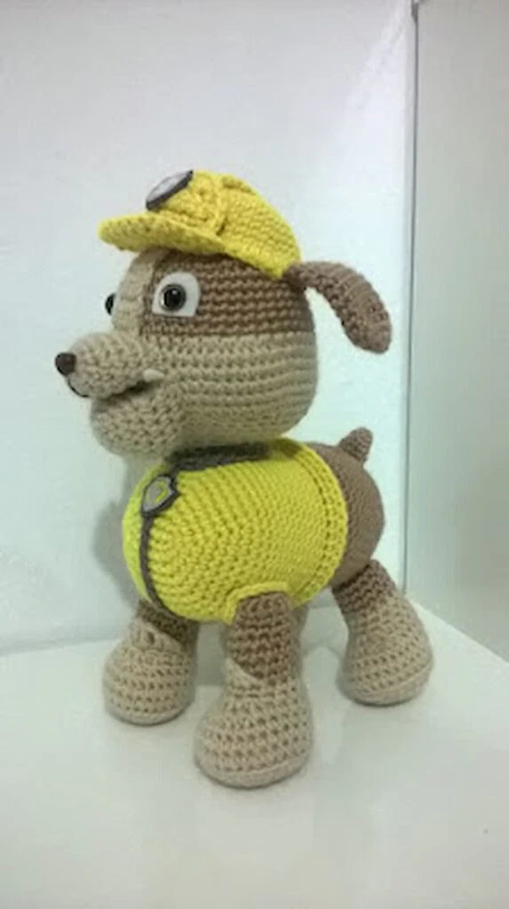 Ruble patrulla canina amigurumi