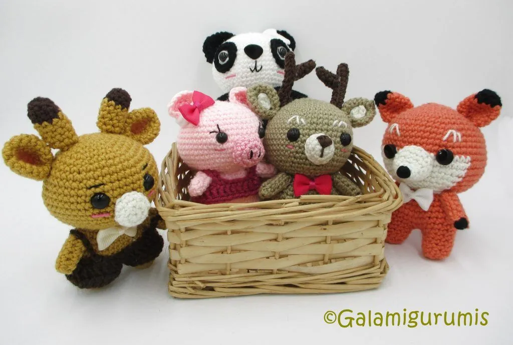 Patrón gratis zoopeques amigurumi