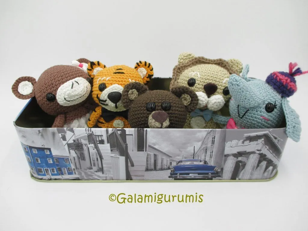 Patrón gratis zoopeques amigurumi salvajes