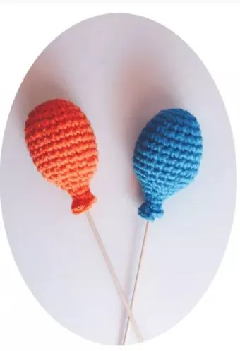 Patrón gratis globos amigurumi