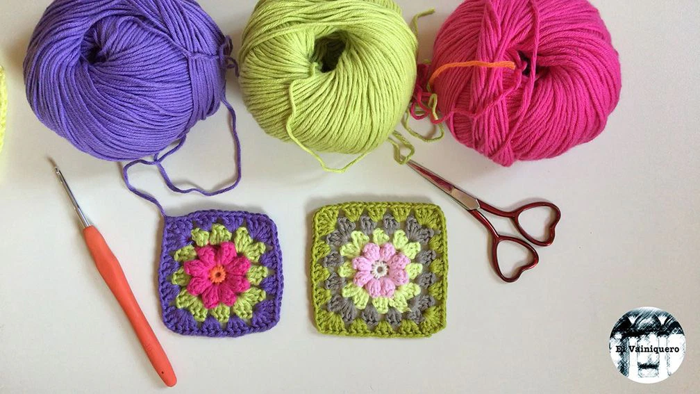 Granny flor bodoques crochet