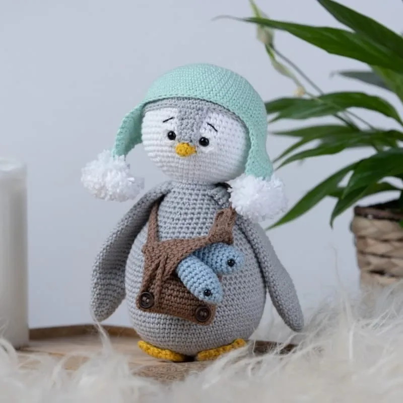 Patrón gratis pinguino amigurumi