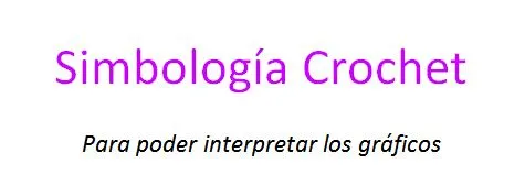 Simbología Crochet