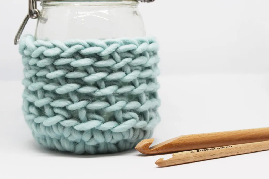 Punto mimbre inclinado crochet