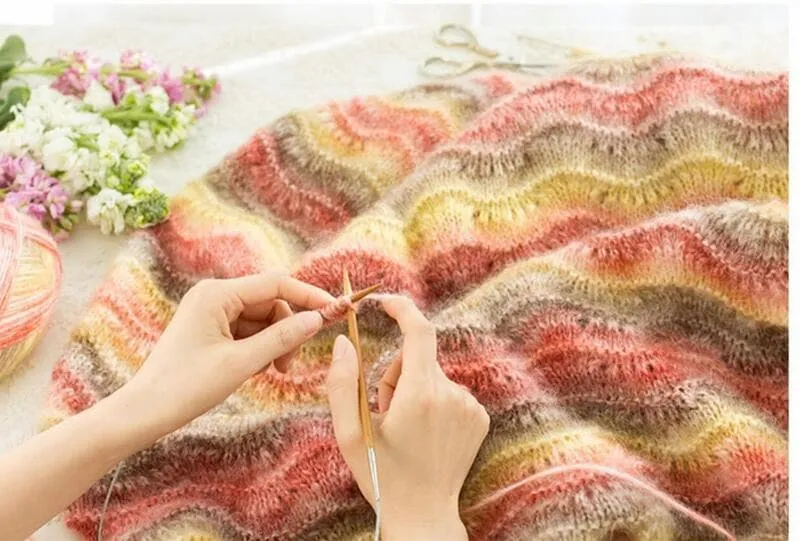 Lana Mohair Warm Life For Family - Imagen 3