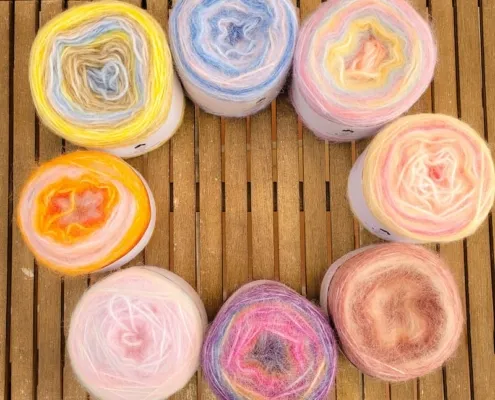 Lana mohair Warm Life for Family