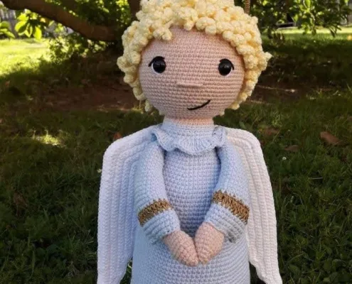 Angelito amigurumi a crochet