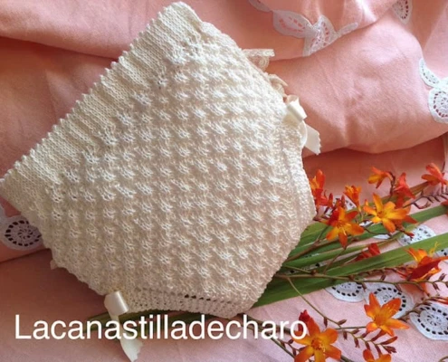 Patrón gratis bragota cubrepañal dos agujas