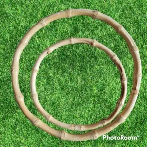 Asas bambú circulares 15 y 20 cm.