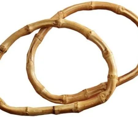 Asas bambú ovaladas