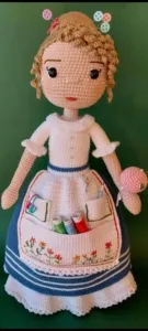 Muñeca-alfiletera-foto-4 Patrón gratis muñeca alfiletera