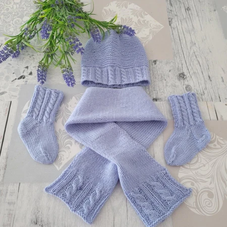 Gorro bebe Javier dos agujas