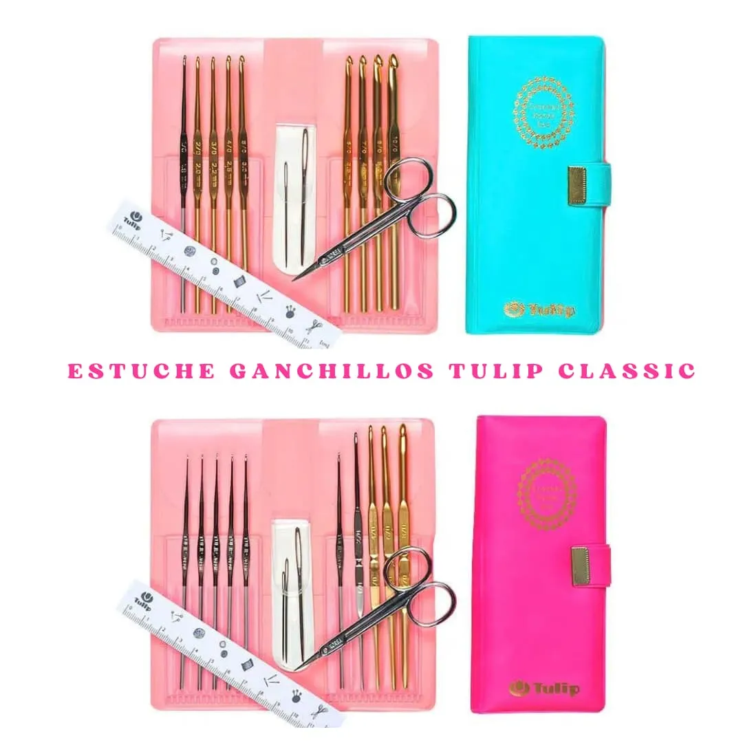 Estuche ganchillos Tulip Classic