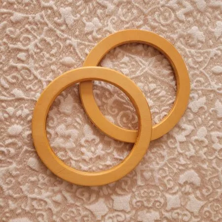 Asas madera redondas