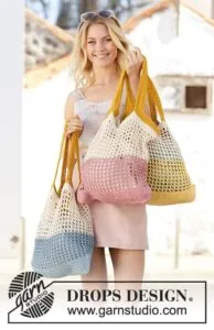 Patrón gratis bolso crochet