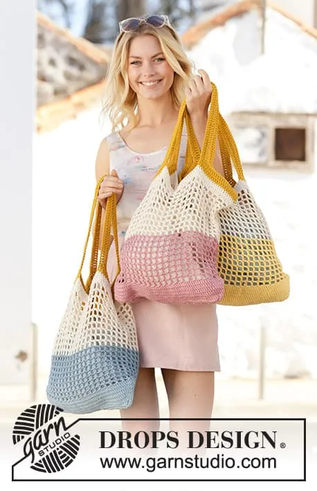 Patrón gratis bolso crochet