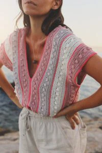 Patrón gratis top Jaipur