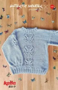 Jersey-calado-mariposas Jersey niños calado mariposas a dos agujas