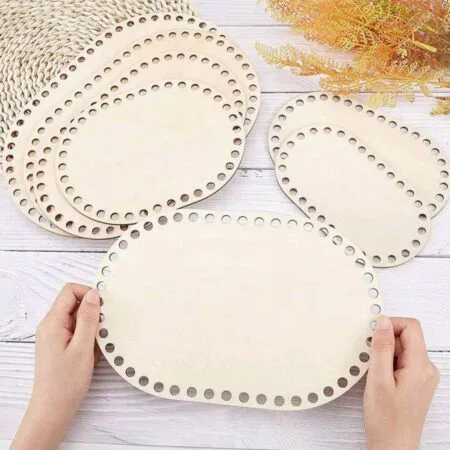 Base ovalada perforada