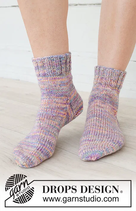 Calcetines a dos agujas