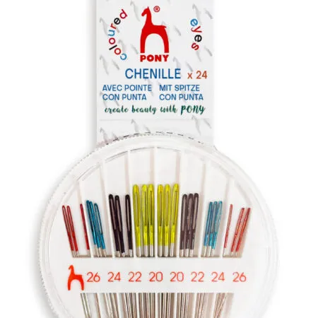 Agujas laneras punta chenille Pony