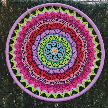 Patrón mandala Happyness crochet