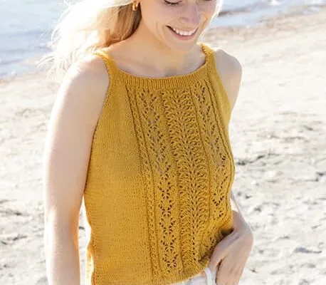 Patrón Top Smiling Honey a dos agujas